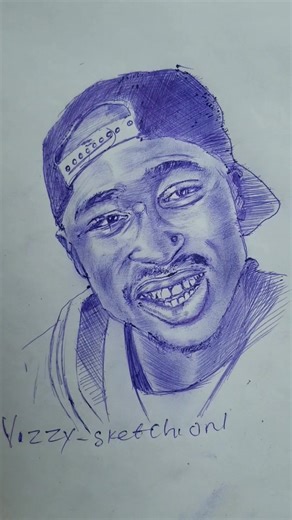 Replying to @edmonizecrg Tupac sketch #howtodraw #tupac #drawingtutorial #fyppage #fyp