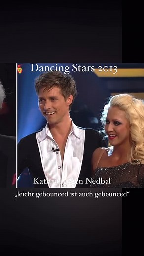 Monika Menzinger on Instagram: "Throwback zu den Dancing Stars 2013 … der österreichische „Llambi“ versus Kathrin nach ihrem Samba mit Lukas Perman"