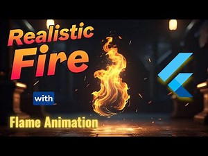 Flutter Interactive Fire Simulation: Create Realistic Animated Flames with Custom Particles!