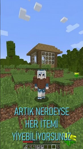 Minecraft'ta Yenilebilir Eşyalar Nasıl Alınır #snapshot #minecraft