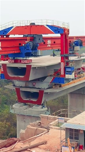West Chongqing High speed Railway Beam Transport Frame Bridge Machine #highway #technology #bridge