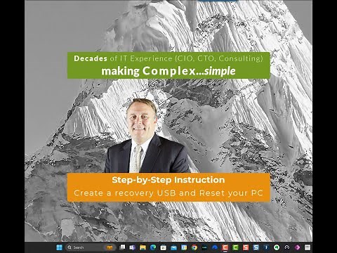 How to Create a Windows Recovery USB and Reset Your PC [28724.932]