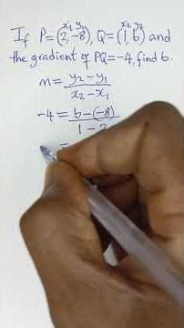 Master Gradient and Equation of a Line Like a Pro || Easy Steps