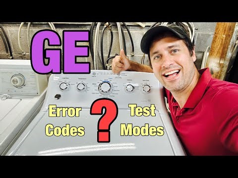 Checking The Error Codes & Diagnostic Test Mode on a GE Washer | Only 3 Code | GTW460ASJ4WW