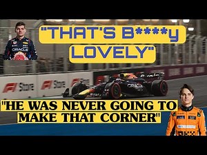 Max Verstappen's & Oscar Piastri's full team radio conversation on Saudi Arabian GP lap 1 clash