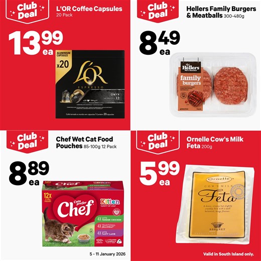 Check out the top deals this week! 🤩 Shop today at New World Ilam 🛒 🔍 http://bit.ly/SouthIsland-Mailer Prices valid 05 - 11 January 2026 in South Island stores. | New World Ilam