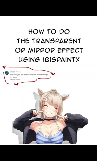 How to Create Mirror Effect Using ibisPaintX