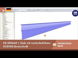 KB 000660 | Stab mit veränderlichem DUENQ-Querschnitt