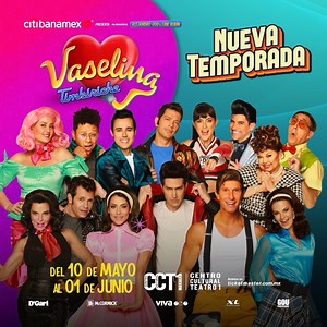 🌟 No vas a parar de bailar y cantar los mejores clásicos con la nueva temporada de Vaselina México dentro del #CentroCulturalTeatro1 🪩🕺 Compra tus 🎟️🎟️ aquí para que cantes junto a tu pareja "Amor primero" ❤️👇 https://tkmx.link/Vaselina | Ticketmaster México