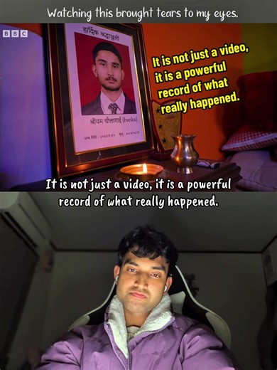 Watching this brought tears to my eyes.🥹🥹 This BBC documentary exposes the pain, injustice, and untold truth faced by Nepal's youth during the Gen Z protest. It is not just a video, it is a powerful record of what really happened.🥹🙇#bbcnepal #bbcnews #justinpradp9075 #genz It is not just a video, it is a powerful record of what really happened.#creatorsearchinsights