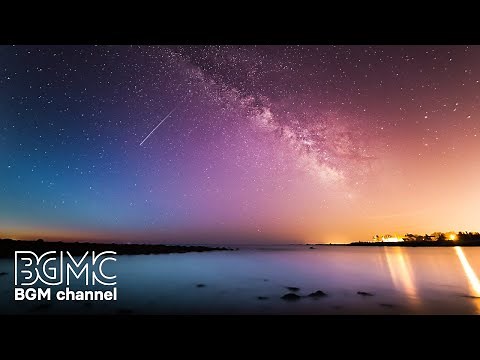 Beautiful Starry Night Sky with Ambient Music - Calming Music, Relaxing Music, Music for Sleep