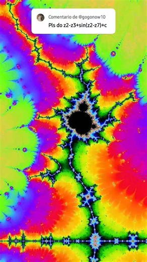 Mandelbrot sinusoid | #fractal #mandelbrowser