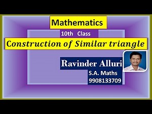 Construction of similar tringle.