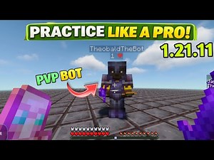 How add PVP BOT Practice Map for Mojo Launcher 🤯 | Minecraft Java 1.21.11