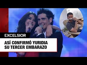 Así confirmó Yuridia su tercer embarazo