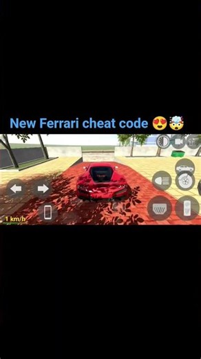 😍🤯 new Ferrari cheat code Indian bike 3D #viral #indianbikedriving