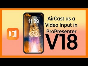 ProPresenter V18 Update | Apple AirCast, Windowed Output, macOS Sequoia, Tool Bar for Editing