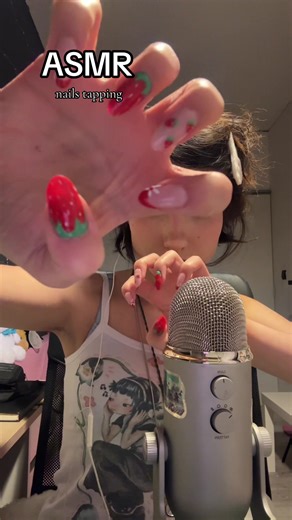 𑣲ASMR || nails tapping 💅 Youtube: Nao ASMR #fyp #asmr #nailstappingasmr #tapping #tappingasmr