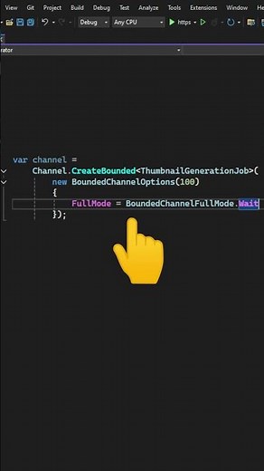 Async Messaging With Backpressure using .NET Channels