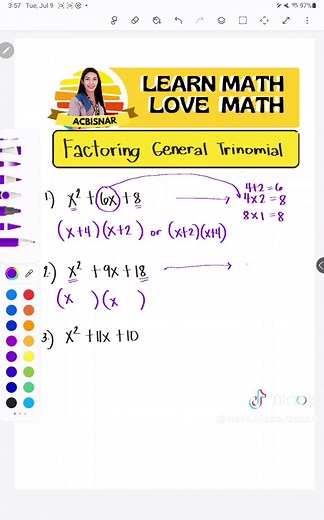 Factoring General Trinomial: Algebra Helper & Math Tutorial for Grades 8-11