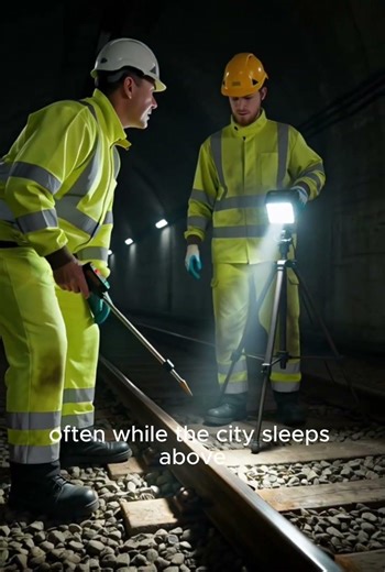 Inside a Subway Tunnel Beneath the City