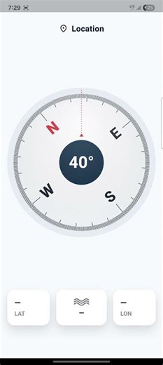 FlutterFlow Compass Widget 🧭 Smooth Animation ✨ + GPS Coordinates 📌 #flutterflow #compass
