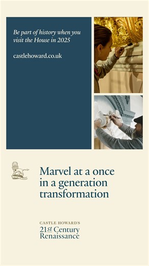 After years of planning, this magnificent transformation is revealed, including unveiling the lost Tapestry Drawing Room. | Castle Howard | Facebook