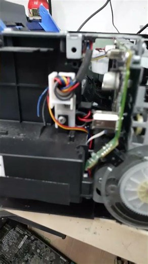 หัวจะปวดหนูหรือแมลงสาบกัดสายไฟเครื่องปริ้น epson L3210 - By ช่างตาล จัดให้