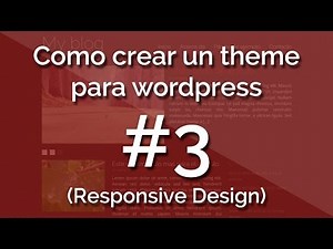 [Curso] Como crear un theme para wordpress con responsive design 3. Diseño del contenido y sidebar