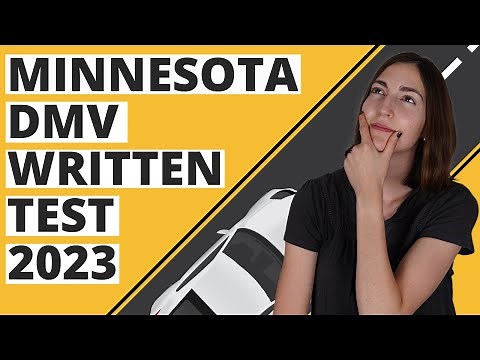 Minnesota DMV Written Test 2023 (60 Questions with Explained Answers)
