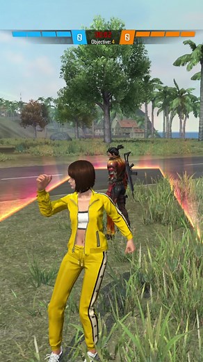 Kelly and Maxim Dancing in Free Fire's 7th Anniversary Celebration