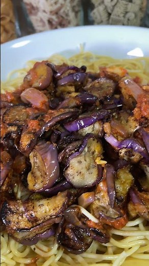 Eggplant Sauce with Spaghetti | Recipe Ideas