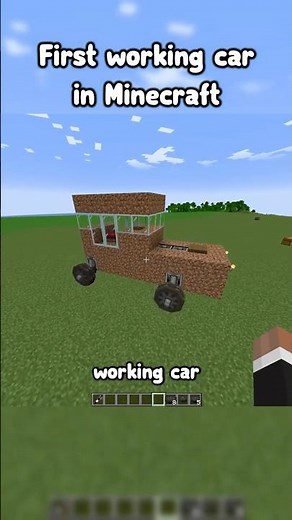 Building the First Functional Car in Minecraft