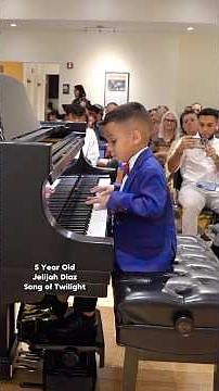 5 Year Old Piano Prodigy plays Song of Twilight by Nakada Yoshinao Piano Recital 🎹 Jelijah Diaz