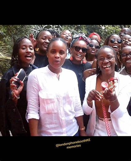 @B. O. K @Nana Nyaboke ❤️📞 Our London phone booth and audio booth capture the voices, laughter, and love of your favorite people—long after the party ends. Reserve your guest book experience and relive the magic anytime. #londonphoneboothke #memories #girls #partyprops