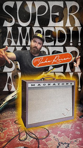 🎛️ New gear alert! 🎸 Jake Rosen’s diving into the lMagnatoneVibesal tones of the Magnatone Panoramic Stereo — a compact 2x10” tube amp with serious stereo magic. Think 12 12 watts of pure EL84 warmth, rich reverb, and Magnatone’s signature pitch-shifting vibrato.⁠ Wrapped in vintage brown & gold, this amp is as coastal-cool as it is tone-rich. Perfect for studio sessions or dreamy surf-side gigs. Come hear it in person and let your sound stretch wide.⁠ @magnatoneusa 📍Laguna Beach #VintageTone