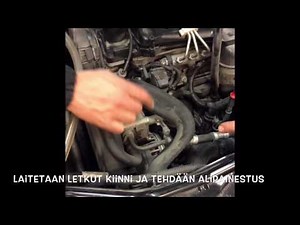 Jäähdytysnesteen Alipainetäyttö