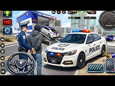 🚓 Police Car Chase Simulator 3D – Real City Cop Pursuit Gameplay (Android)