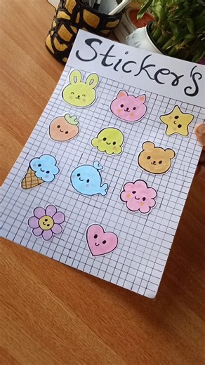 ഇനി Stickers വീട്ടിൽ ഉണ്ടാക്കാം 😍#shorts #craft #diy