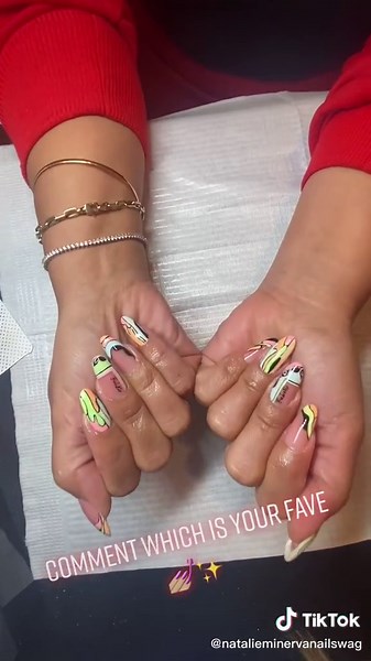 My fave nails over the last couple of weeks 💅🏼✨ which is your favorite? 😍 #nails #nailart #celebritynails #fypシ