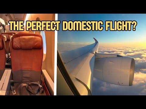 Flying Japan Airlines A350 domestic "Class J"
