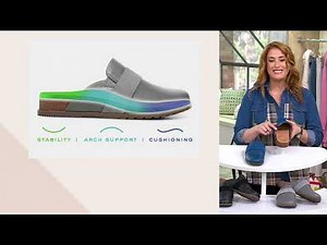 Vionic Leather Mules - Ambrosia on QVC