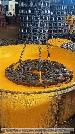 Protective layer for excavator chain