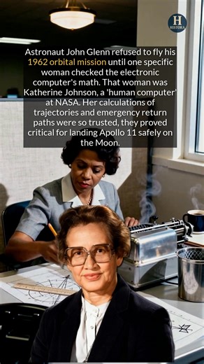8.1K views · 89 reactions | Astronaut John Glenn trusted one woman more than a computer to check his orbital math #history #blackhistorymonth #NASA | Histora | Facebook