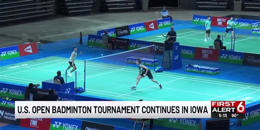 U.S. Open for badminton competes in Council Bluffs
