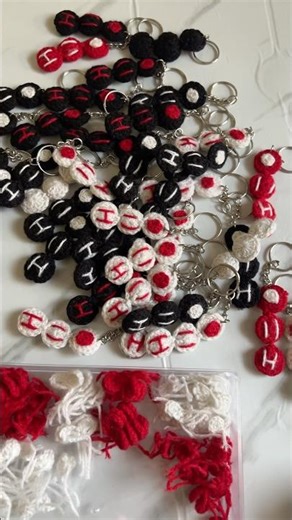 Crochet keychain making(Bulk order) #product #keyring #idea #art #project #cute #new #shorts #trendy
