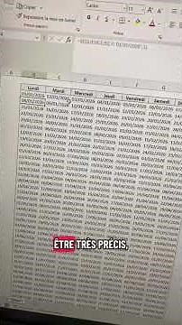 Calendrier 2026 en 2 minutes sur Excel