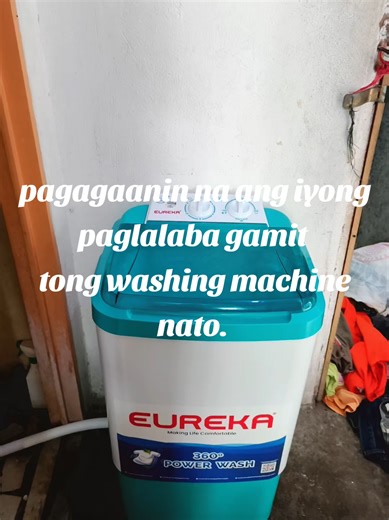 mas pinadali na ang iyong paglalaba ng iyong damit gamit ang Eureka washing machine #washingmachine #eureka #singletubwashingmachine