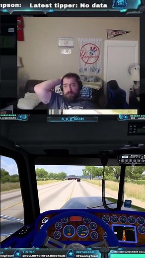 Trucking Through The Storm 🌪️ #americantrucksimulator #gaming