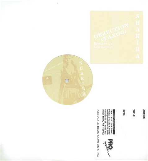 Shakira - Objection (Tango) Remixes By Eric Kupper